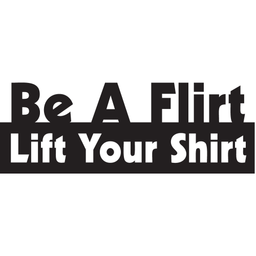 Sticker Jdm Be A Flirt