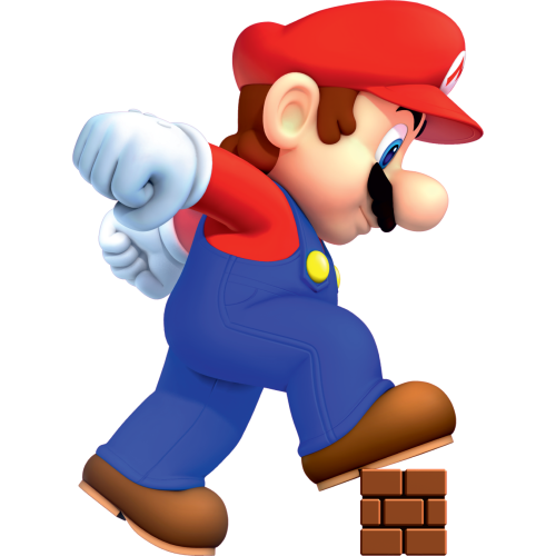 Autocollant Mario Geant