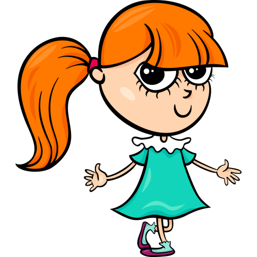 Autocollant Enfants Petite Fille 5