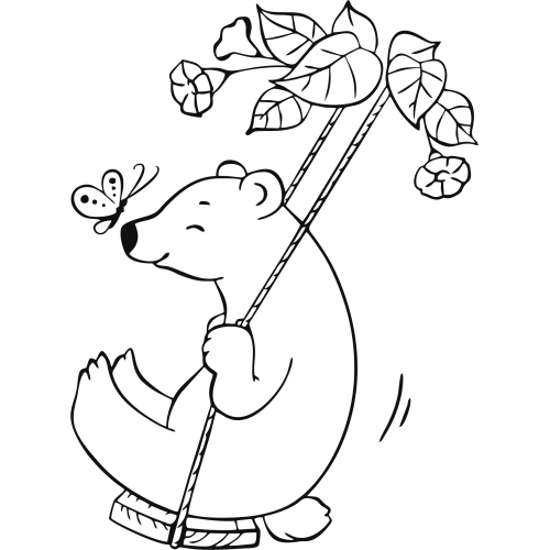 Sticker Ours Balanc?oire