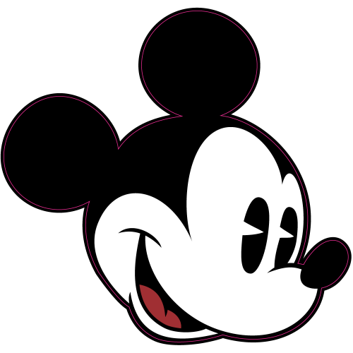 Autocollant Tete Mickey Original