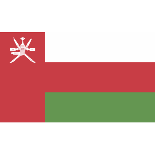 Autocollant Drapeau Oman