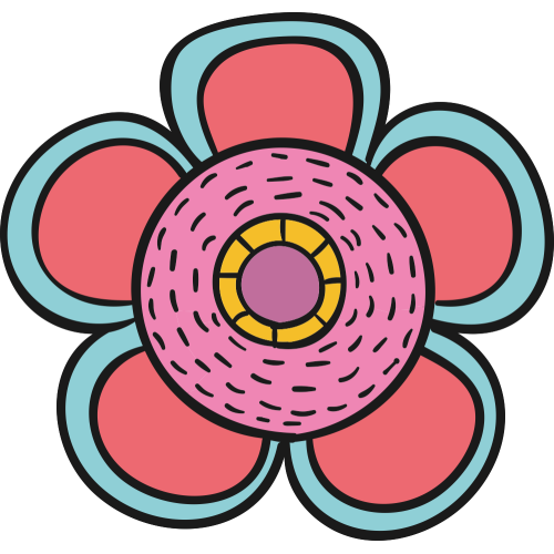 Autocollant Fleurs Simple 2