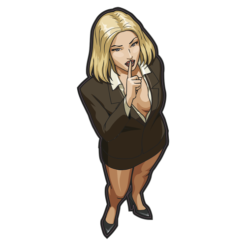 Autocollant Sexy Femme