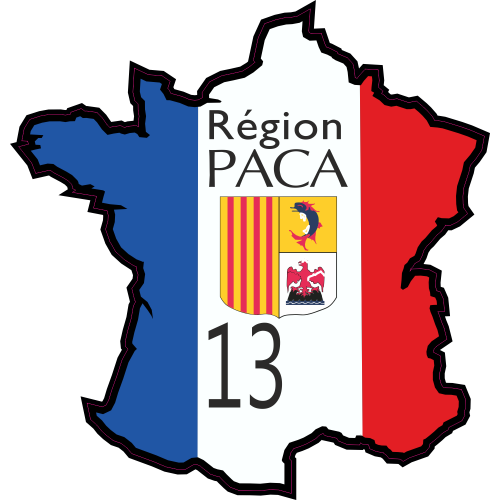 Autocollant Bouches Du Rhone (paca)