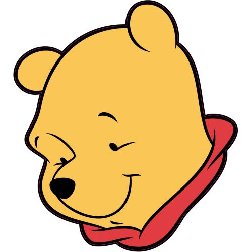 Autocollant Tete Winnie
