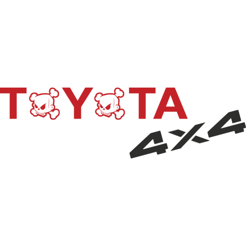 Autocollant Toyota 4x4