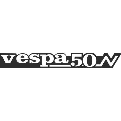 Sticker Vespa 50v