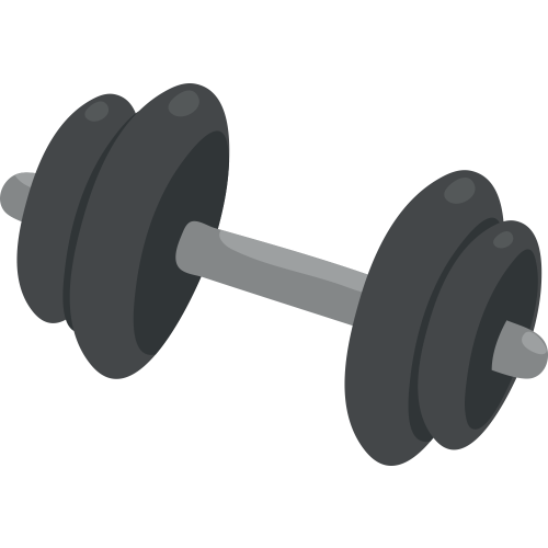 Autocollant Métier Loisirs Sport Haltères