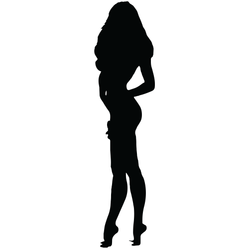 Sticker Silhouette Femme Sexy