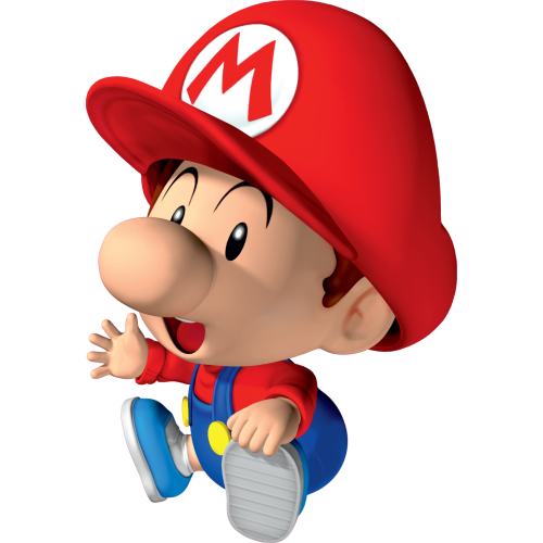 Autocollant Mario Baby Mario