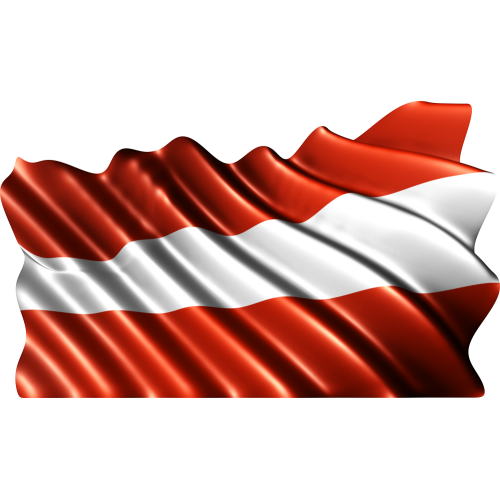 Autocollant Drapeau Autriche