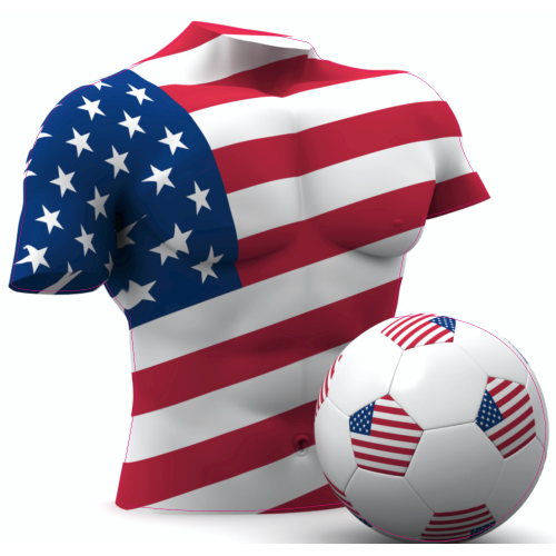 Autocollant Foot Usa