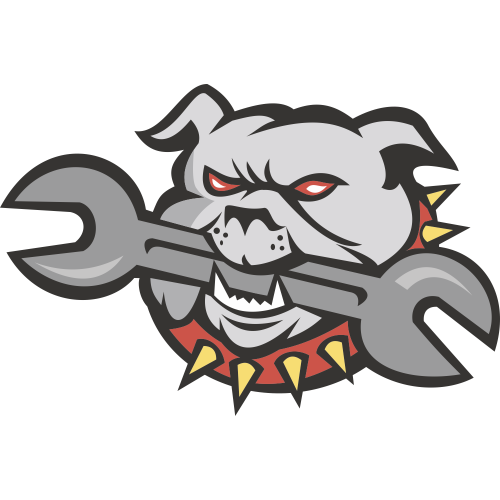 Autocollant Bouledogue Clé