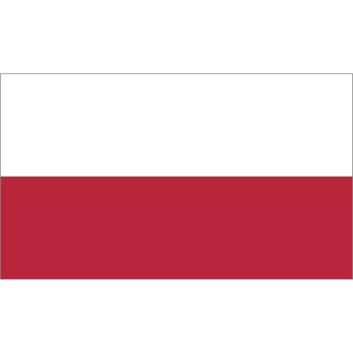 Autocollant Drapeau Pologne