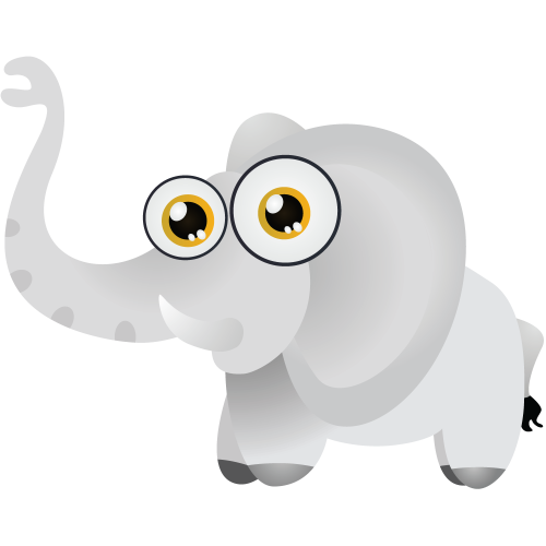 Autocollant Elephant Pour Enfants