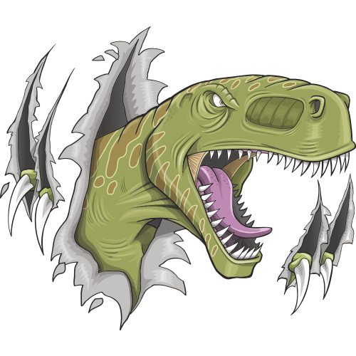 Autocollant Dinosaure