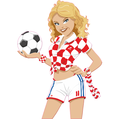 Autocollant Foot Euro 2008 Croatie