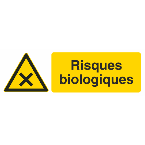 Autocollant Produit Dangereux Risques Biologiques 2