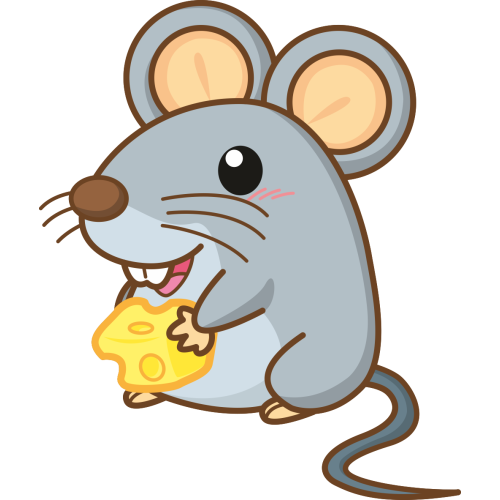 Autocollant Animaux Souris 2