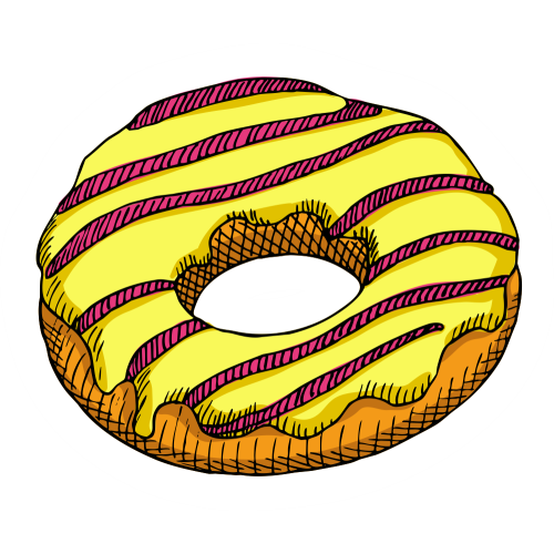 Autocollant Pâtisserie Donuts 7
