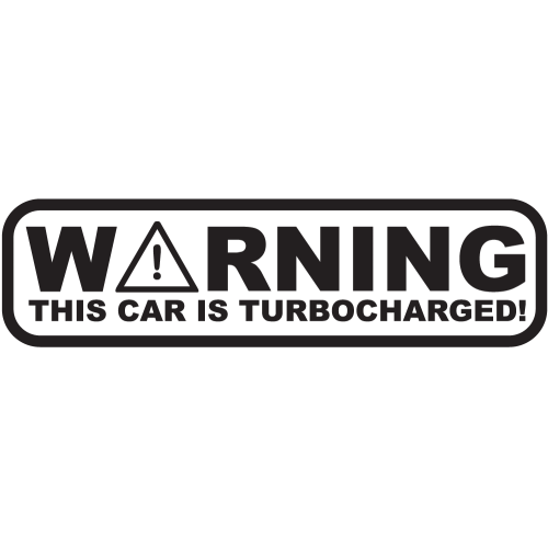 Sticker Jdm Warning