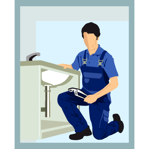 Autocollant Métier Travaux Publics Plombier