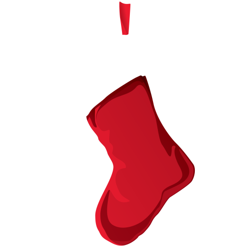 Autocollant Déco Noel Chaussette