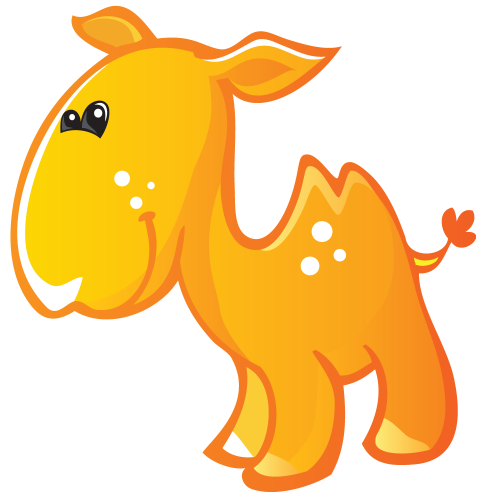 Autocollant Chameau 2 Pour Enfants