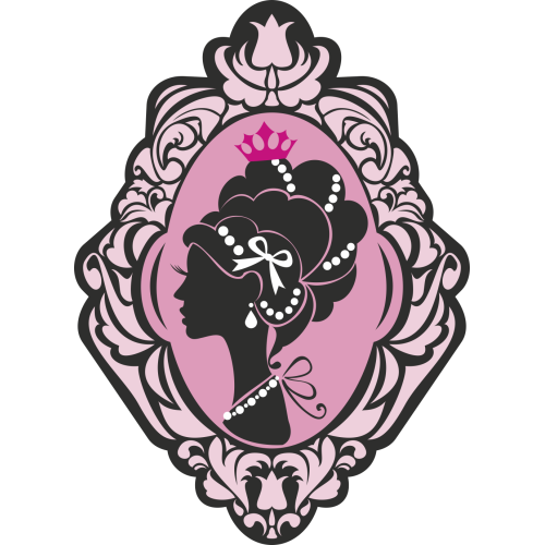 Autocollant Fashion Femme Couronne 2