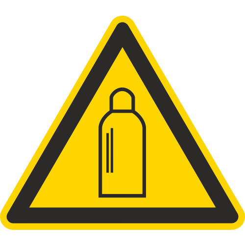 Autocollant Danger Bouteilles De Gaz