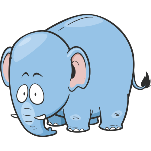 Autocollant Enfant Eléphant