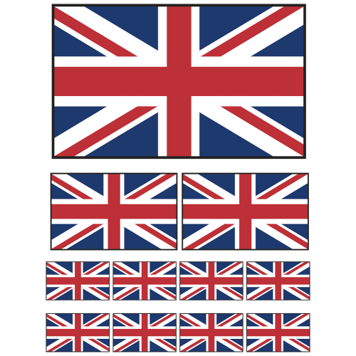 Autocollant Drapeau Anglais