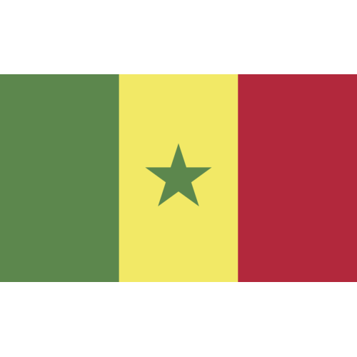Autocollant Drapeau Sénégal