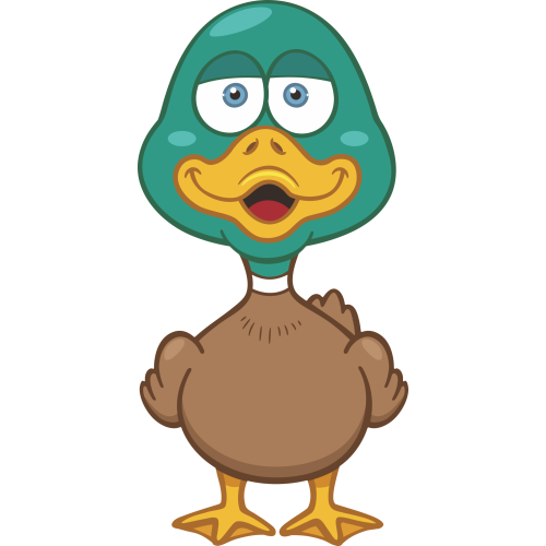 Autocollant Animaux Canard