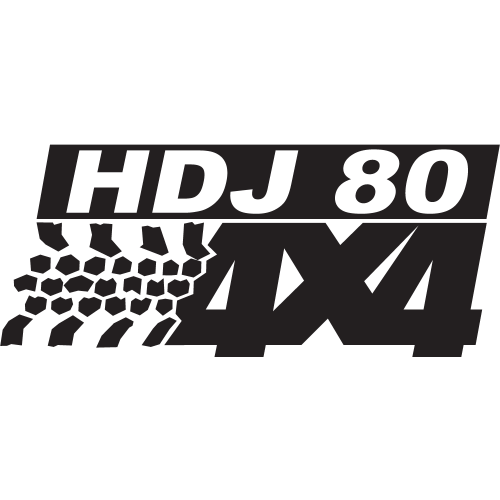 Sticker Logo 4x4 Hdj80