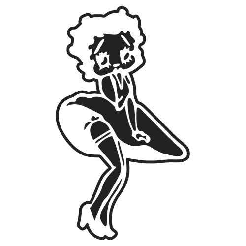 Sticker Betty Boop