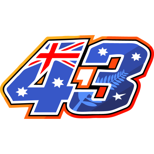 Sticker Jack Miller 43 V1
