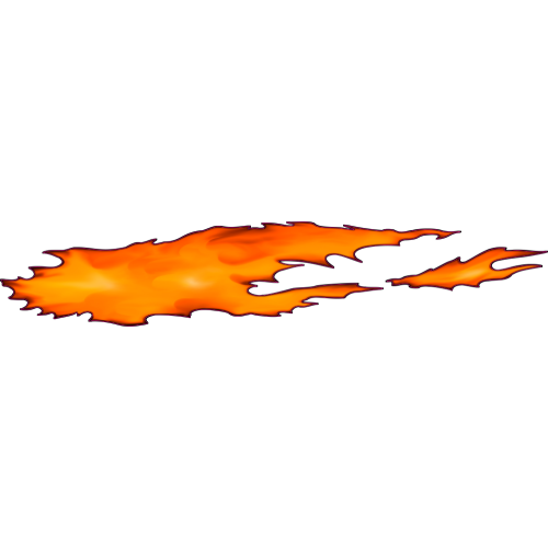 Autocollant Flamme