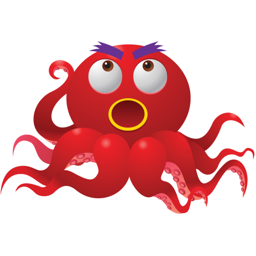 Autocollant Pieuvre Pour Enfants
