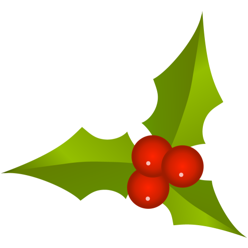 Autocollant Déco Noel Houx