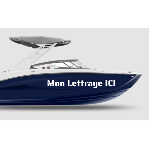 Lettrage Adhesif Bateau
