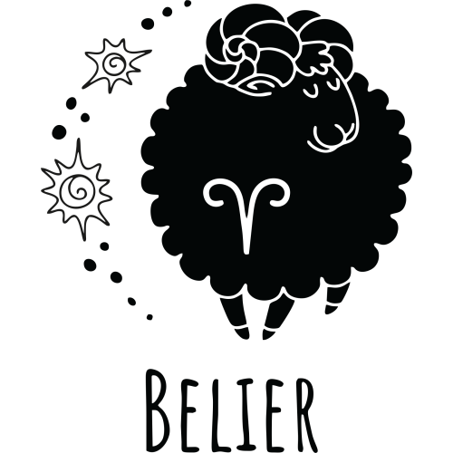 Sticker Astrologie Belier Mignon