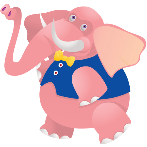 Autocollant Elephant 2 Pour Enfants