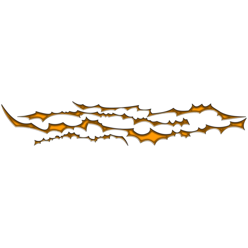 Autocollant Flaming Couleur