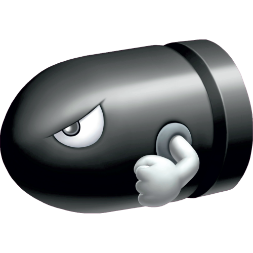 Autocollant Mario Bullet Bill