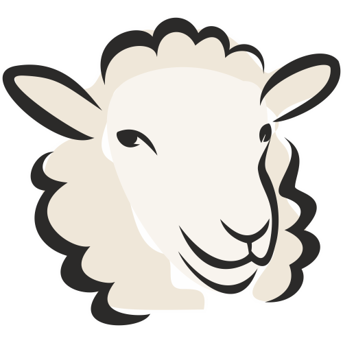 Autocollant Logo Animaux Ferme Mouton