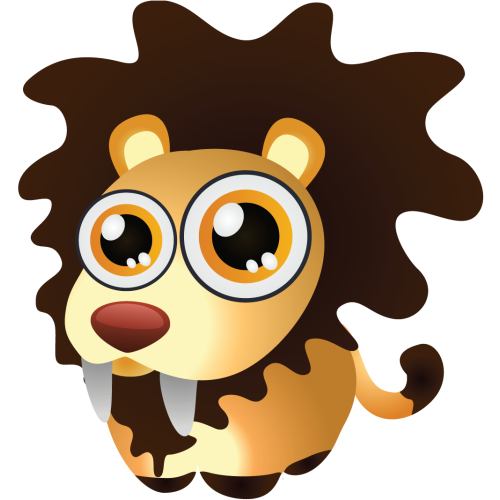 Autocollant Lion Pour Enfants