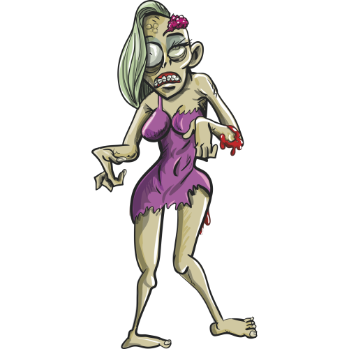 Autocollant Zombie