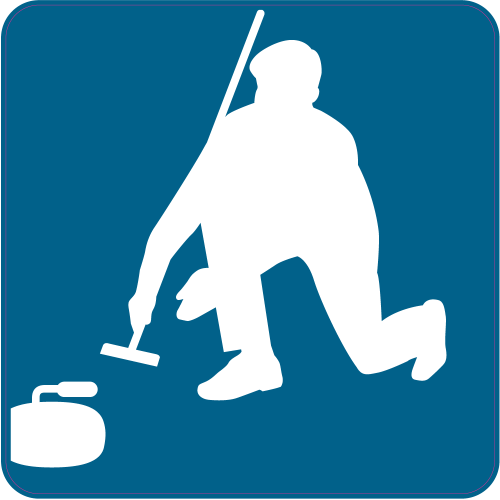 Autocollant Curling A